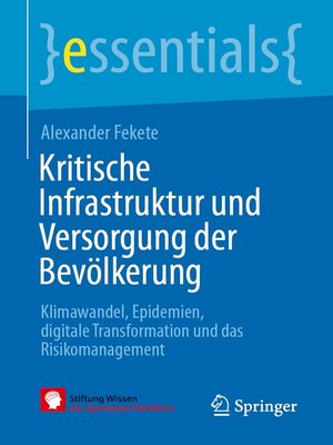 cover image of Kritische Infrastruktur und Versorgung der Bevölkerung